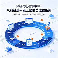 海西建站-网站改版注意事项：从调研到平稳上线的全流程指南