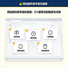 海西建站-网站制作新手避坑指南：5个最常见的错误与对策