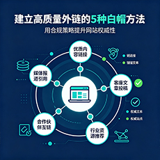 海西建站-建立高质量外链的5种白帽方法
